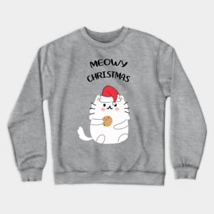 Meowy Christmas Crewneck Sweatshirt